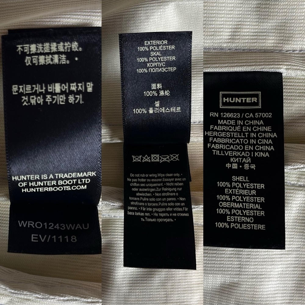 Hunter Metallic Silver Utility Jacket Size Small - image 8